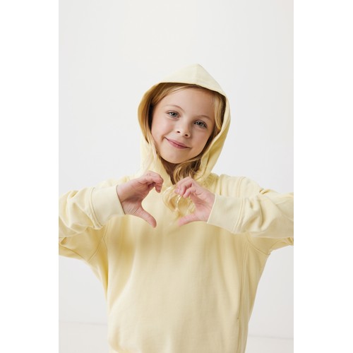 Iqoniq Yengo kids recycled cotton hoodie with sidepockets