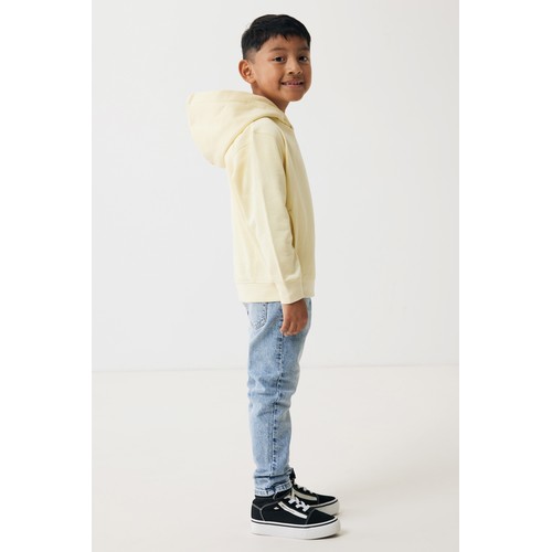 Iqoniq Yengo kids recycled cotton hoodie with sidepockets