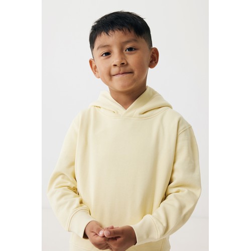 Iqoniq Yengo kids recycled cotton hoodie with sidepockets