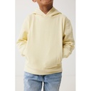 Iqoniq Yengo kids recycled cotton hoodie with sidepockets