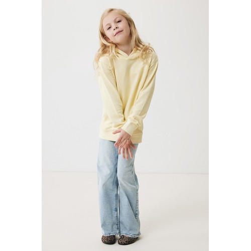 Iqoniq Yengo kids recycled cotton hoodie with sidepockets