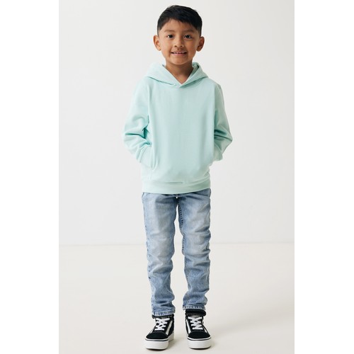 Iqoniq Yengo kids recycled cotton hoodie with sidepockets