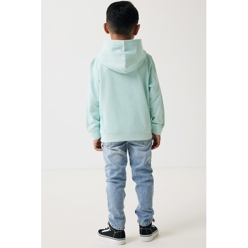 Iqoniq Yengo kids recycled cotton hoodie with sidepockets