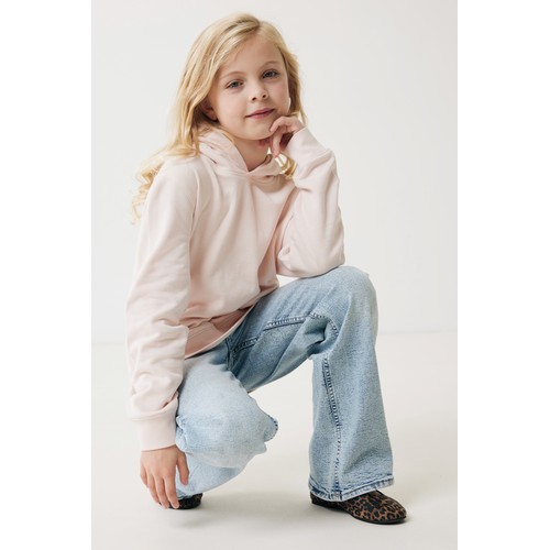 Iqoniq Yengo kids recycled cotton hoodie with sidepockets