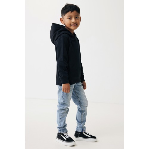 Iqoniq Yengo kids recycled cotton hoodie with sidepockets