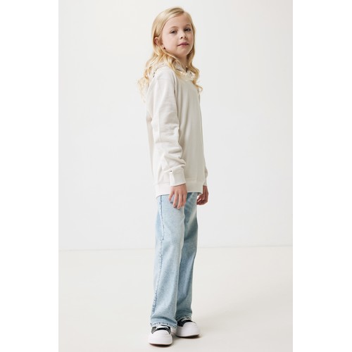 Iqoniq Yengo kids recycled cotton hoodie with sidepockets