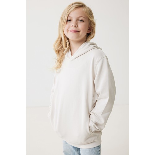 Iqoniq Yengo kids recycled cotton hoodie with sidepockets