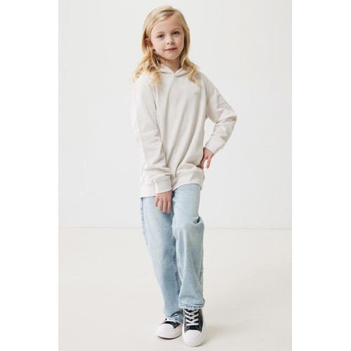 Iqoniq Yengo kids recycled cotton hoodie with sidepockets