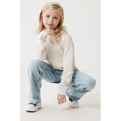 Iqoniq Yengo kids recycled cotton hoodie with sidepockets