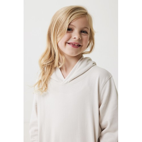 Iqoniq Yengo kids recycled cotton hoodie with sidepockets