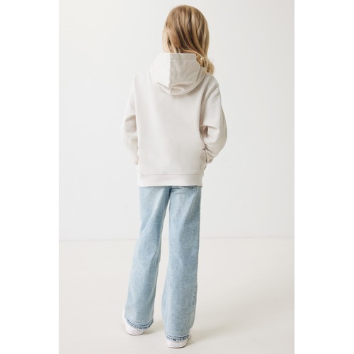 Iqoniq Yengo kids recycled cotton hoodie with sidepockets