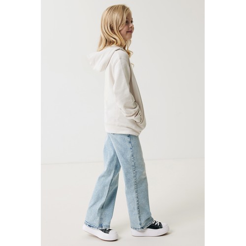 Iqoniq Yengo kids recycled cotton hoodie with sidepockets