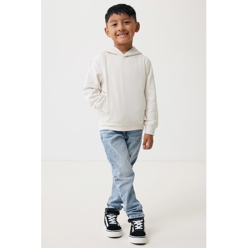 Iqoniq Yengo kids recycled cotton hoodie with sidepockets