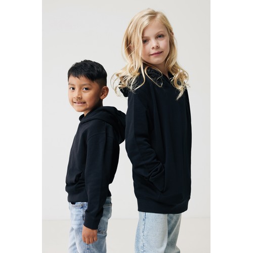 Iqoniq Yengo kids recycled cotton hoodie with sidepockets