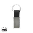 Luxe PU sleutelhanger RCS gerecycled zinc alloy