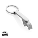 RCS recycled zinc alloy bottle opener keychain