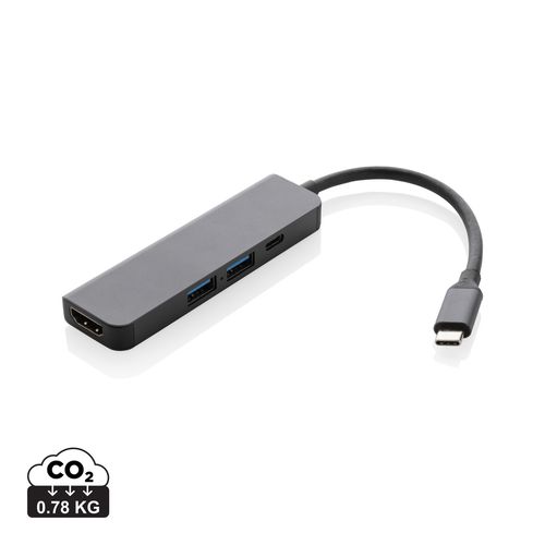 Terra RCS gerecycled aluminium hub met HDMI input