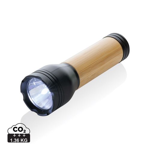 Lucid 3W RCS gerecycled plastic & bamboo zaklamp