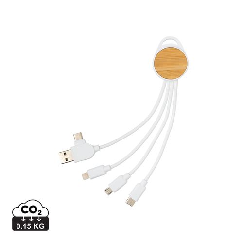 RCS gerecycled plastic Ontario 6-in-1 ronde kabel