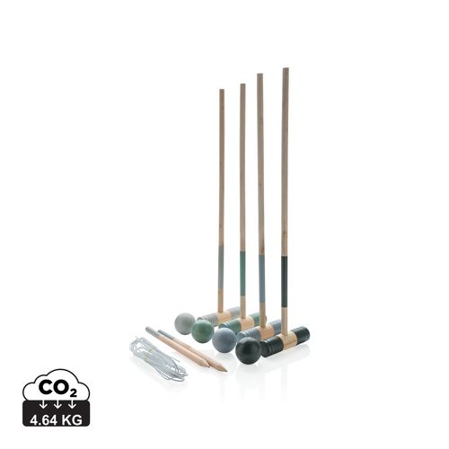 Houten croquet set