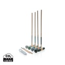 Wooden croquet set