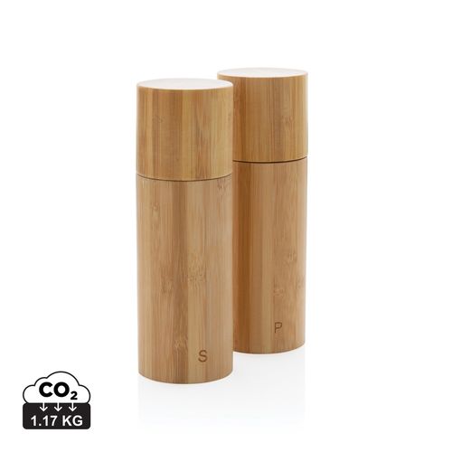 Ukiyo bamboo salt and pepper mill set