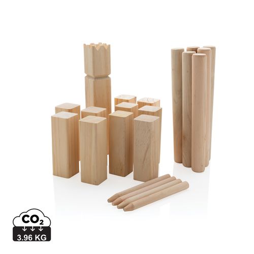 Houten kubb set