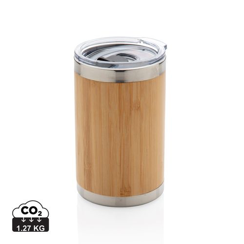 Bamboo coffee to go tumbler