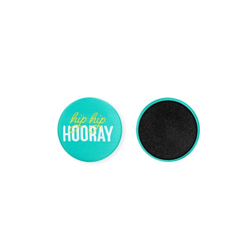 Textile button 37mm with magnet