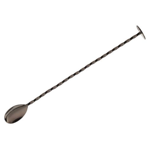 Gunmetal Cocktail Mixing Spoon