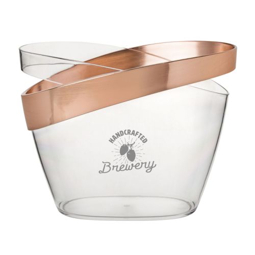 Copper Banded Champagne Bucket (30cm)