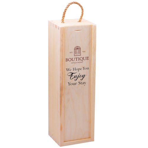 Wooden Wine Box 1 Bottle