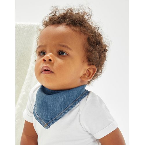 Baby Rocks Denim Bandana Bib