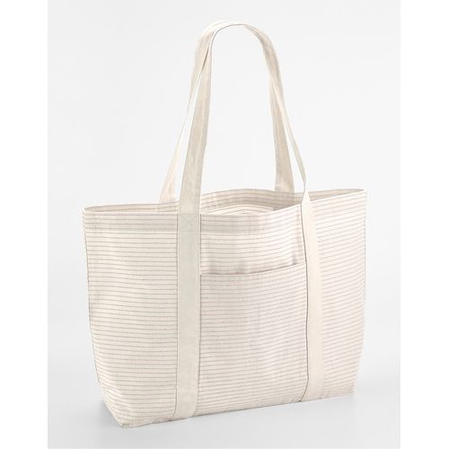 Striped Organic Cotton Shopper