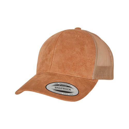 Suede Leather Trucker Cap