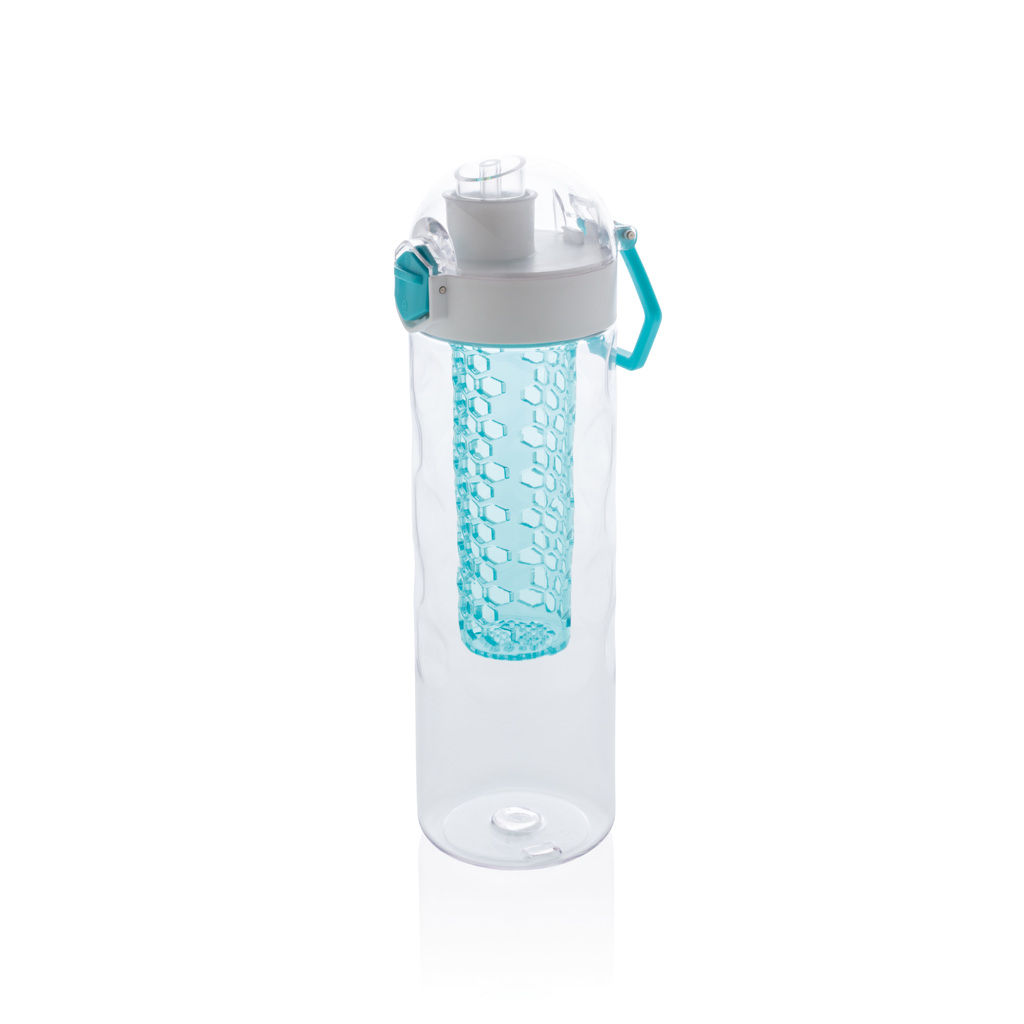 Honeycomb afsluitbare lekvrije waterfles met infuser