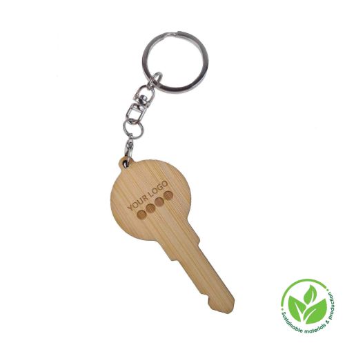 Key Ring Bamboo DYO, Engraving