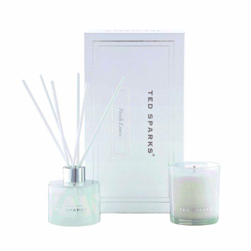 Ted Sparks Candle & Diffuser Gift Set Tonka & Pepper