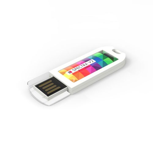 USB Stick Spectra V2 White, 16 GB Basic