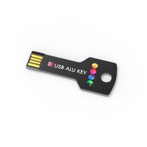 USB Stick Alu Key Black, 8 GB Basic