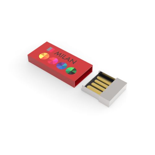 USB Stick Milan Red, 2 GB Basic