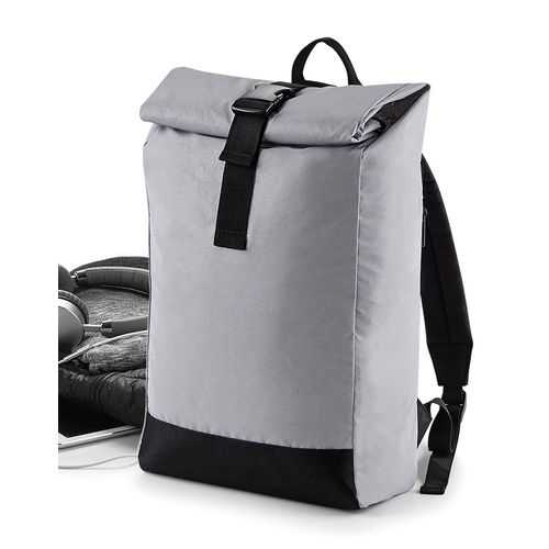 Reflective Roll-Top Backpack