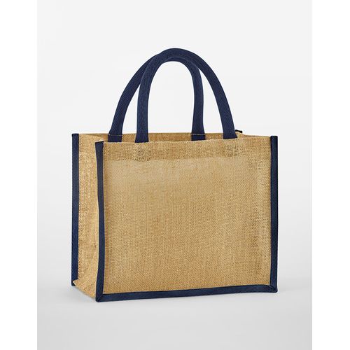 Natural Starched Jute Midi Tote