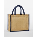 Natural Starched Jute Midi Tote