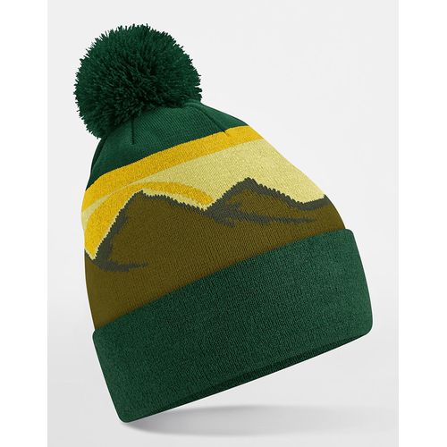 Mountain Peaks Pom Pom Beanie