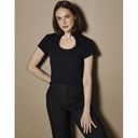 Regular Fit Keyhole Neck Top