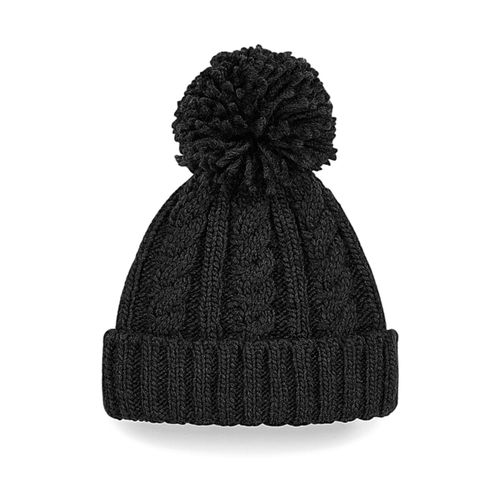 Cable Knit Melange Beanie