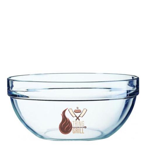 Stacking Mixing Glass Salad Bowl (230mm)