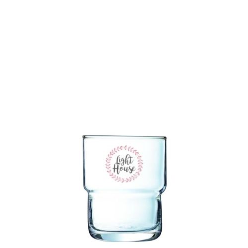 Log Tumbler Drinks Glass (160ml/5.5oz)