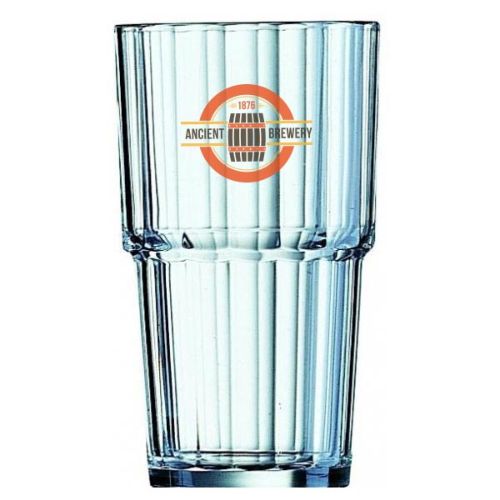 Norvege Stacking Tumbler Drinks Glass (320ml/11.3oz)